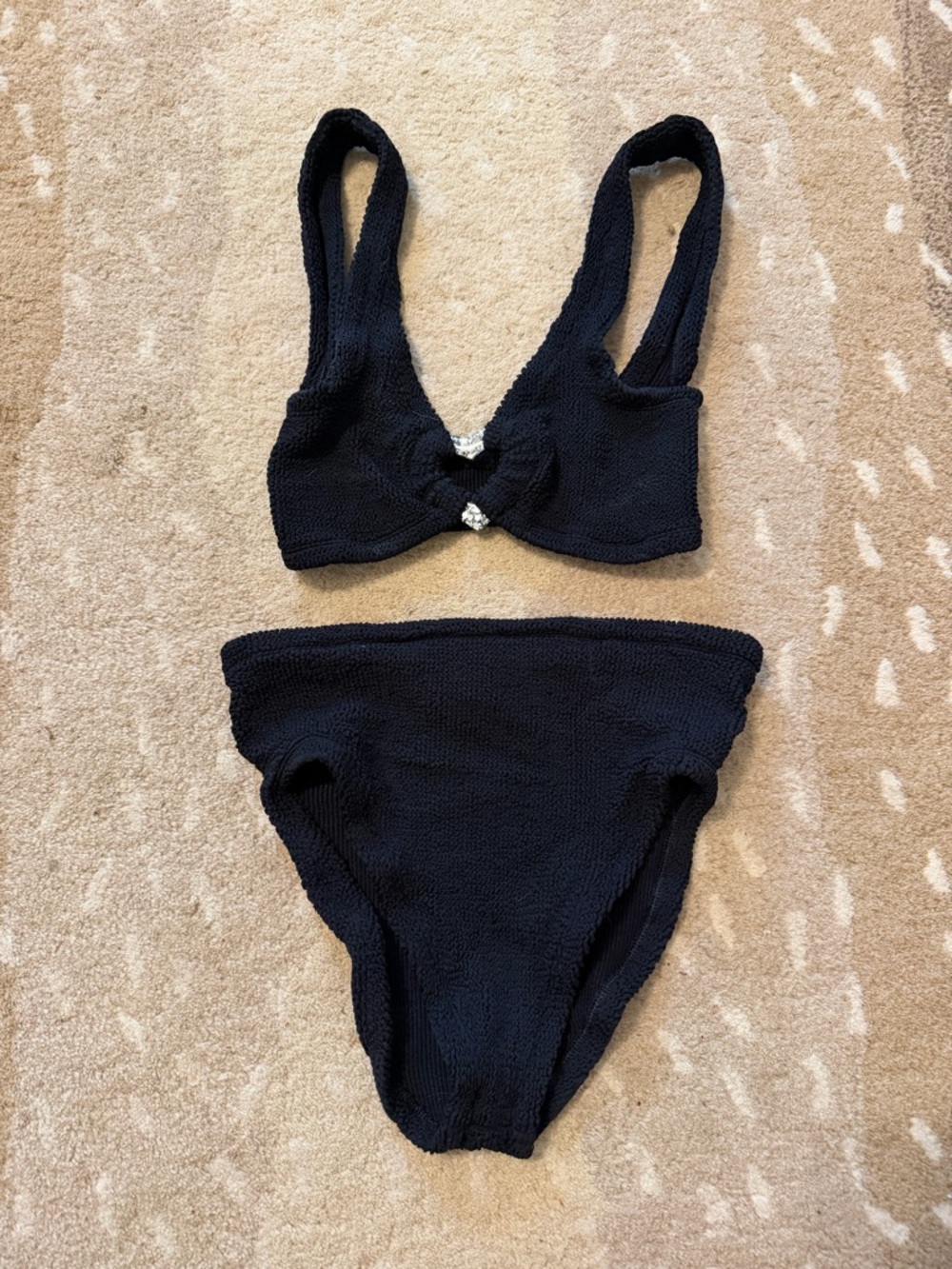Hunza G Black Bikini